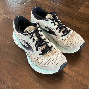 Brooks Women's Ghost 13 Road Running Shoes Grey/Light Turquoise/Black KYWZ-21063